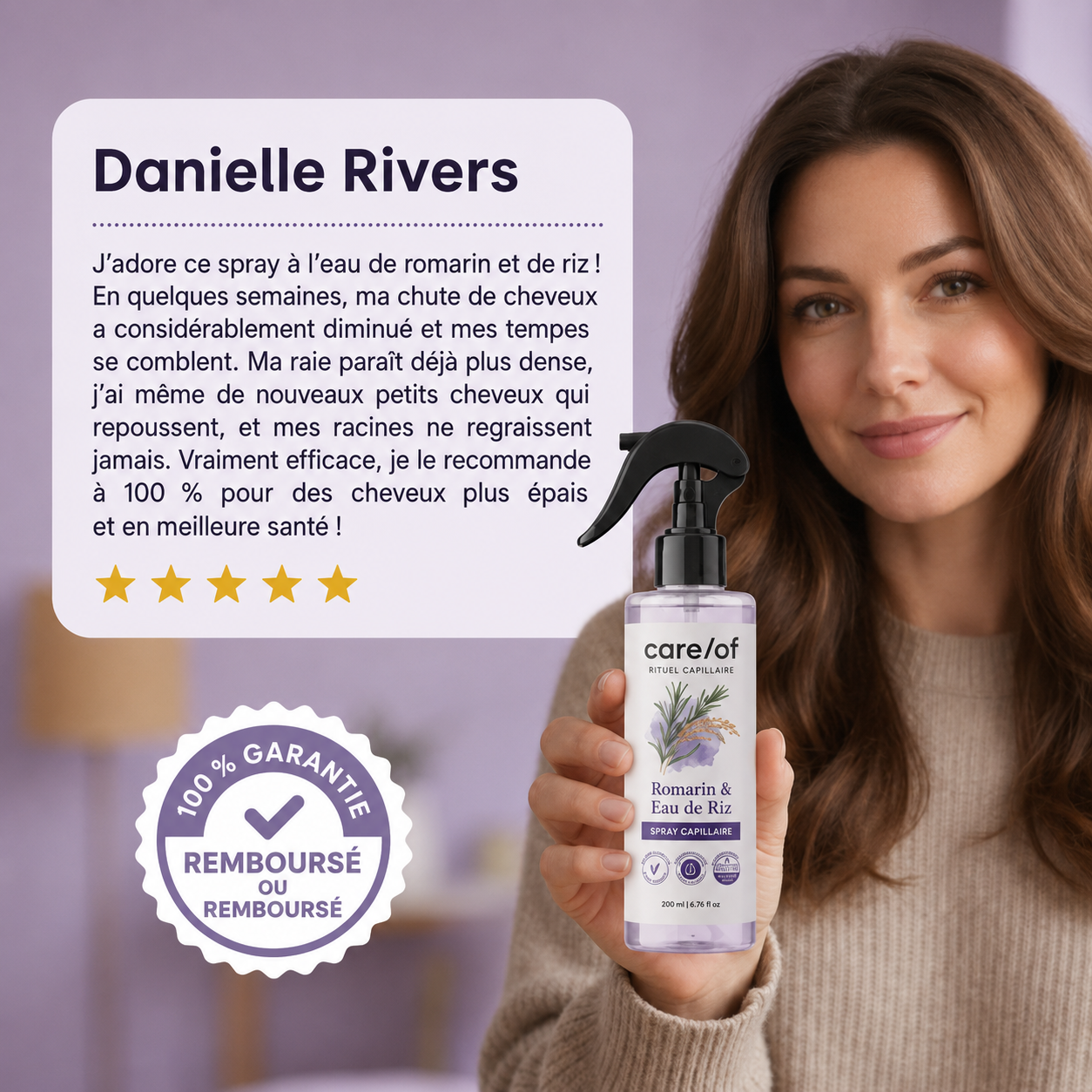 Spray Romarin + Eau de Riz Fermentée