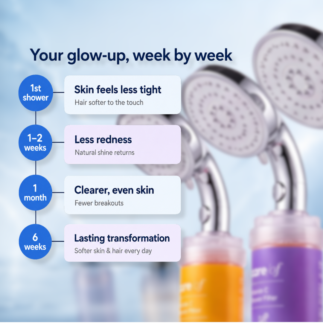 Shower Filter Infused with Vitamin C & Botanical Oils