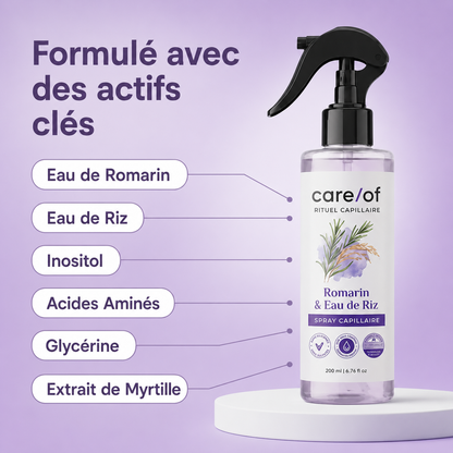Spray Romarin + Eau de Riz Fermentée