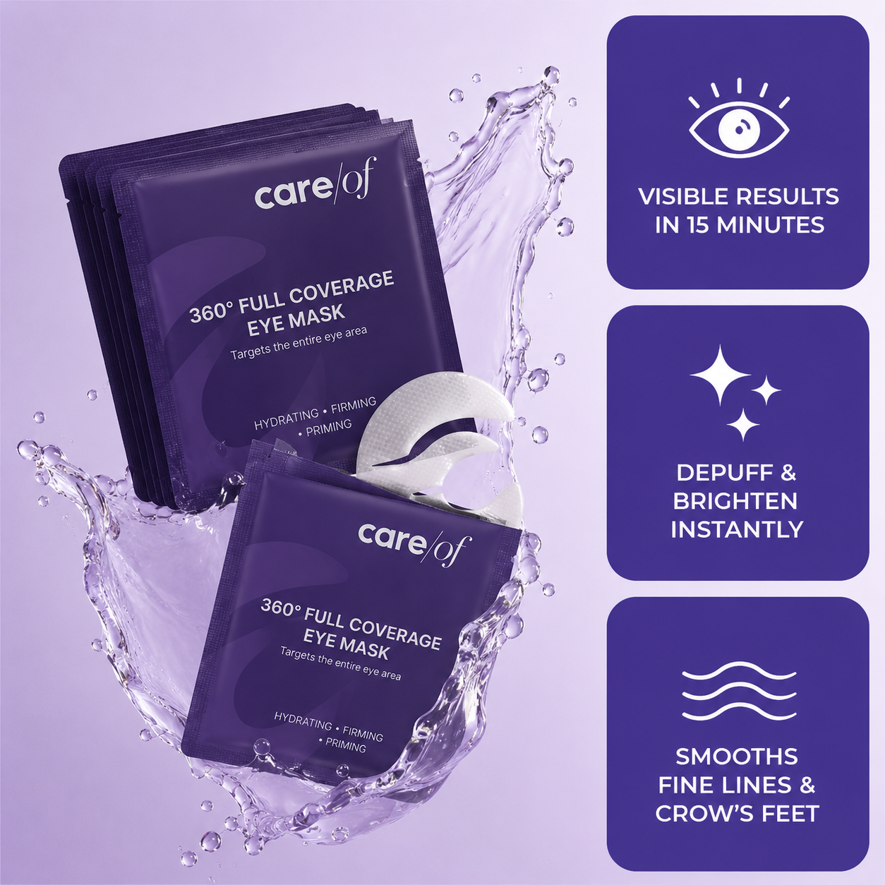360° Bio-Collagen Eye Mask — Peptides & Vitamin C