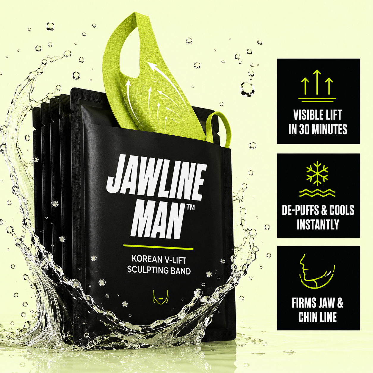 Jawline Man — Korean V-Lift Sculpting Band