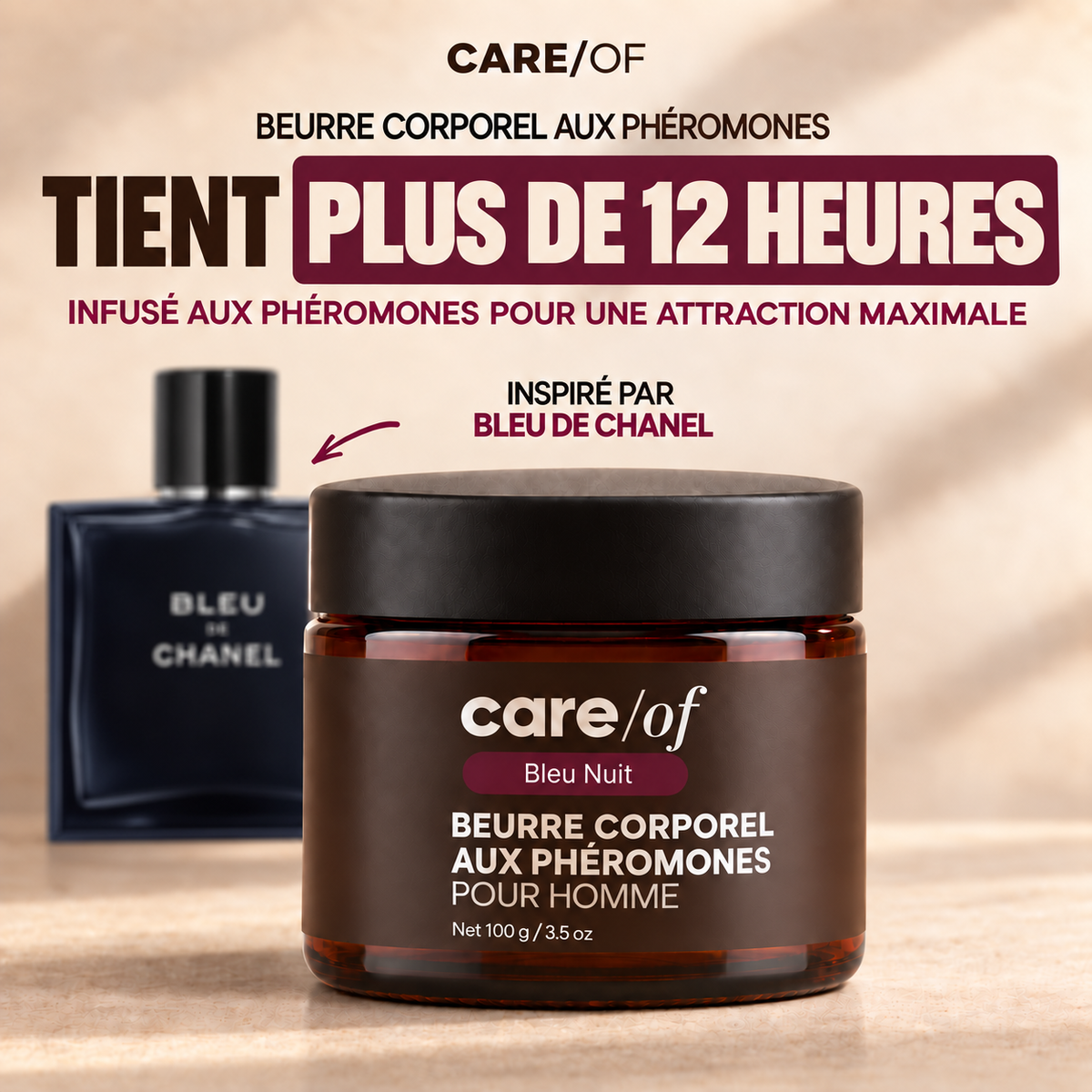 SILLAGE — Beurre corporel parfumé aux phéromones