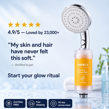 Shower Filter Infused with Vitamin C & Botanical Oils