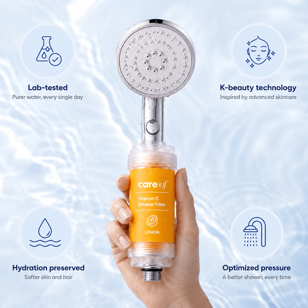 Shower Filter Infused with Vitamin C & Botanical Oils