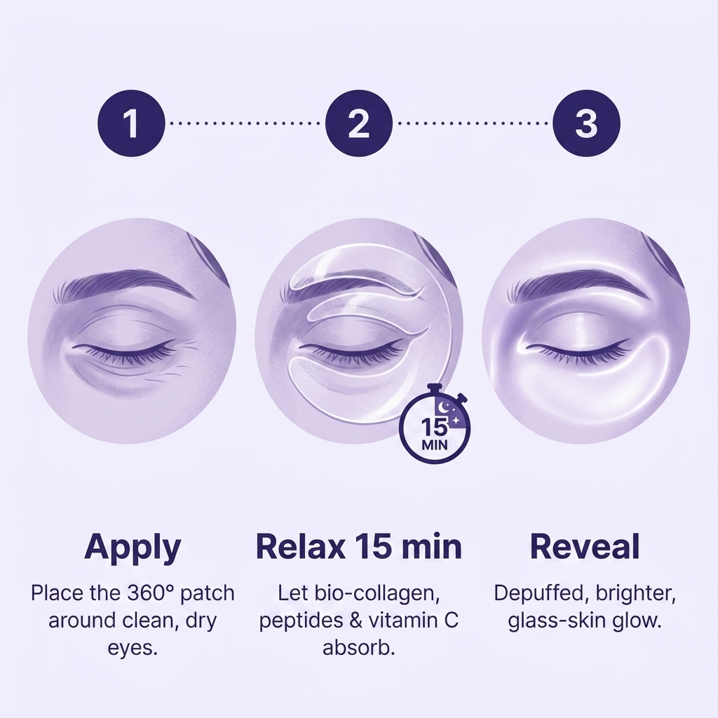 360° Bio-Collagen Eye Mask — Peptides & Vitamin C